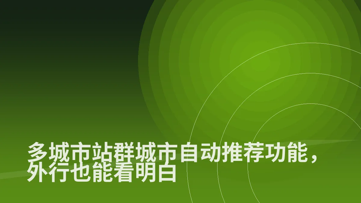 多城市站群城市自动推荐功能,外行也能看明白